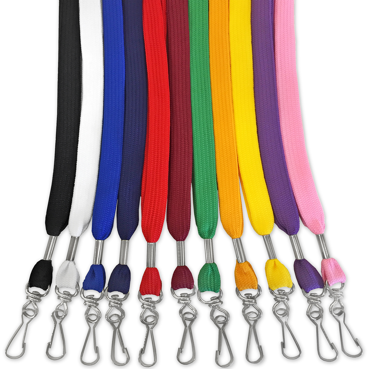 Half Inch Lanyards with Swivel Hook 1