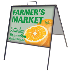 A-Frame Angle Iron Signs