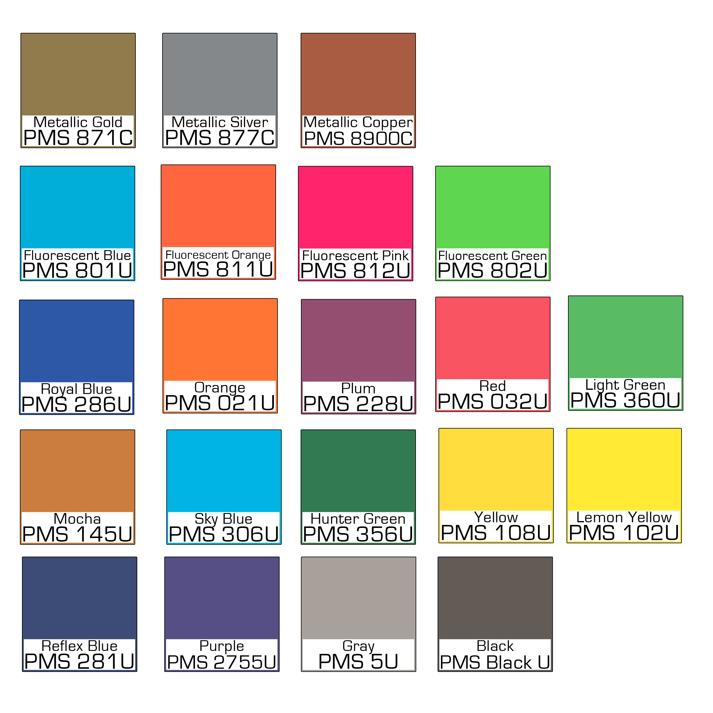 Cold Foil Cards 28X 6